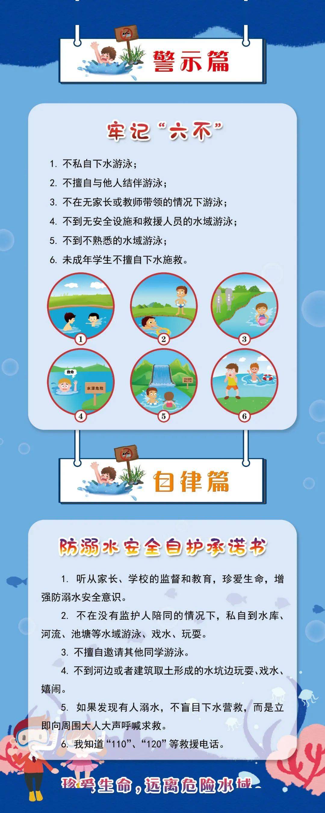 【未成年人关爱保护】@师生家长,请认真阅读这本防溺水安全知识手册!