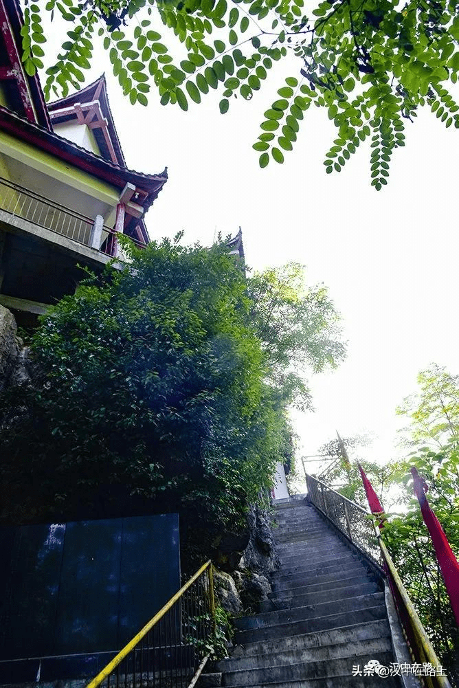 摄影的佳地汉中宁强九台观