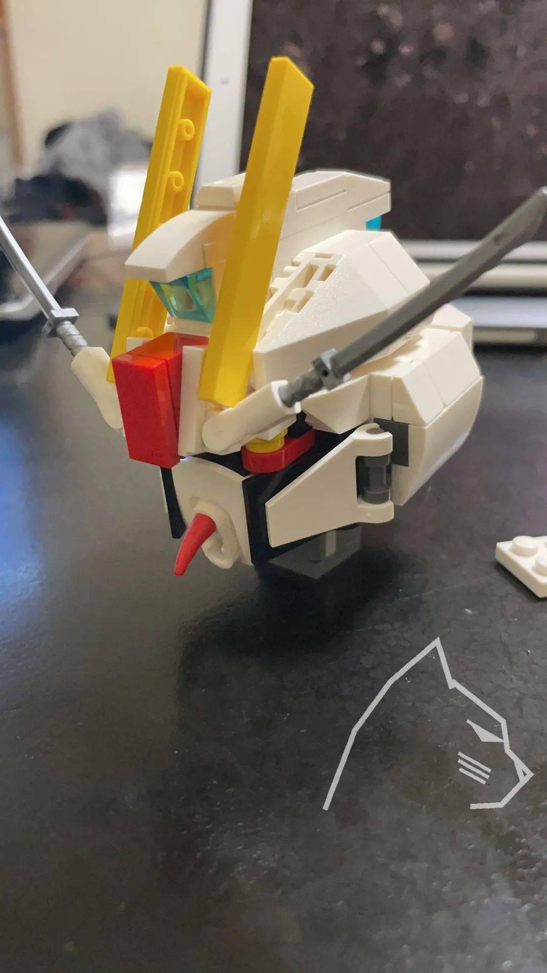 大制作用5539片乐高组成140自由高达