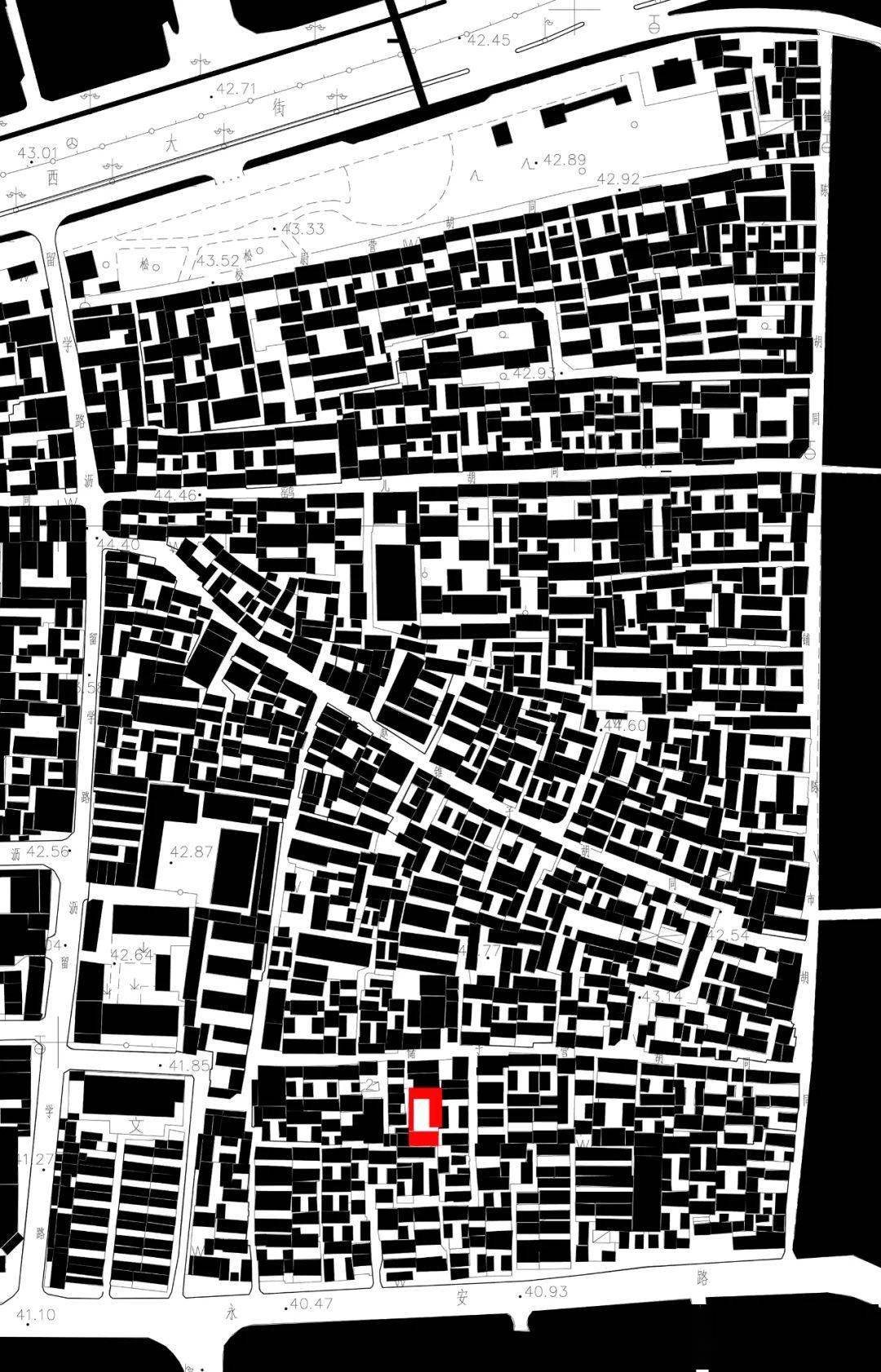 城市肌理景观铺装图改造前平面图平面图草图08车飞场地设计与保留的