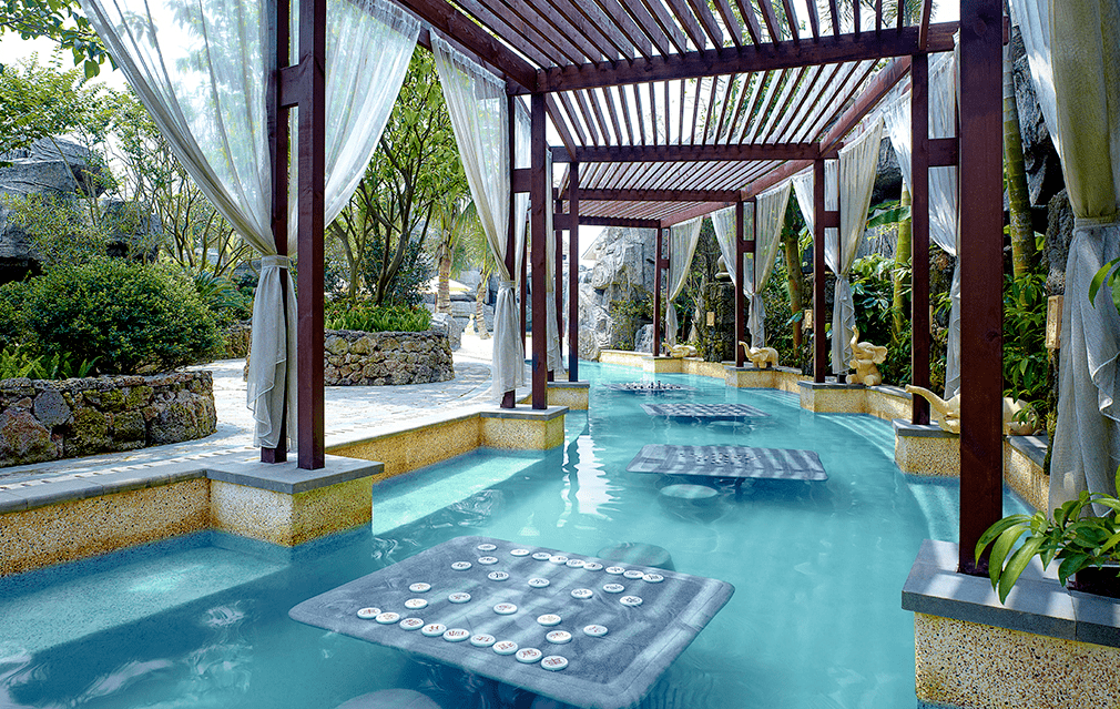 精致沉思康乐体验标准观澜湖矿物温泉度假村及温泉水疗中心