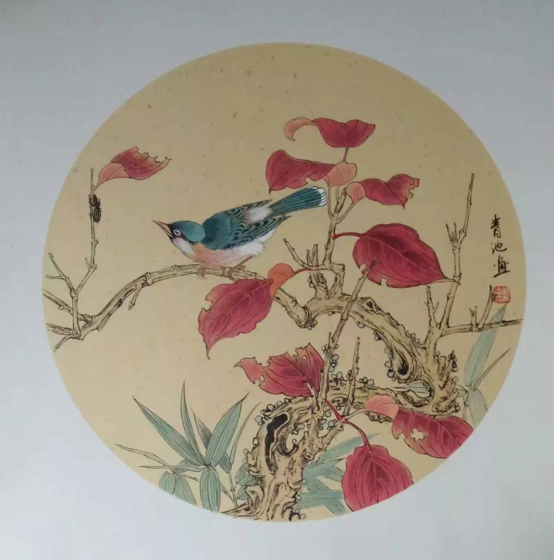 花鸟小品50幅,清新动人!_国画