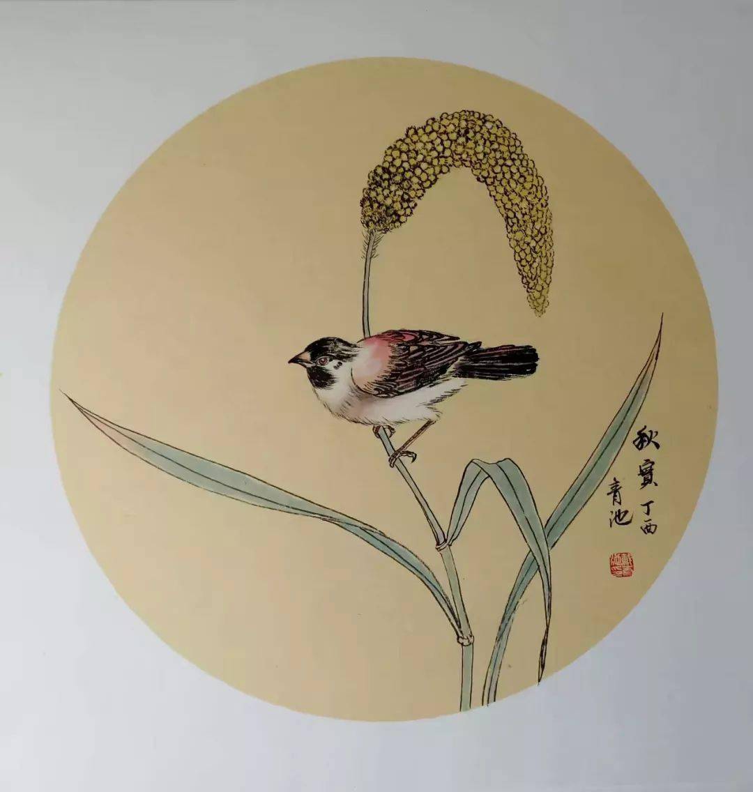 花鸟小品50幅清新动人