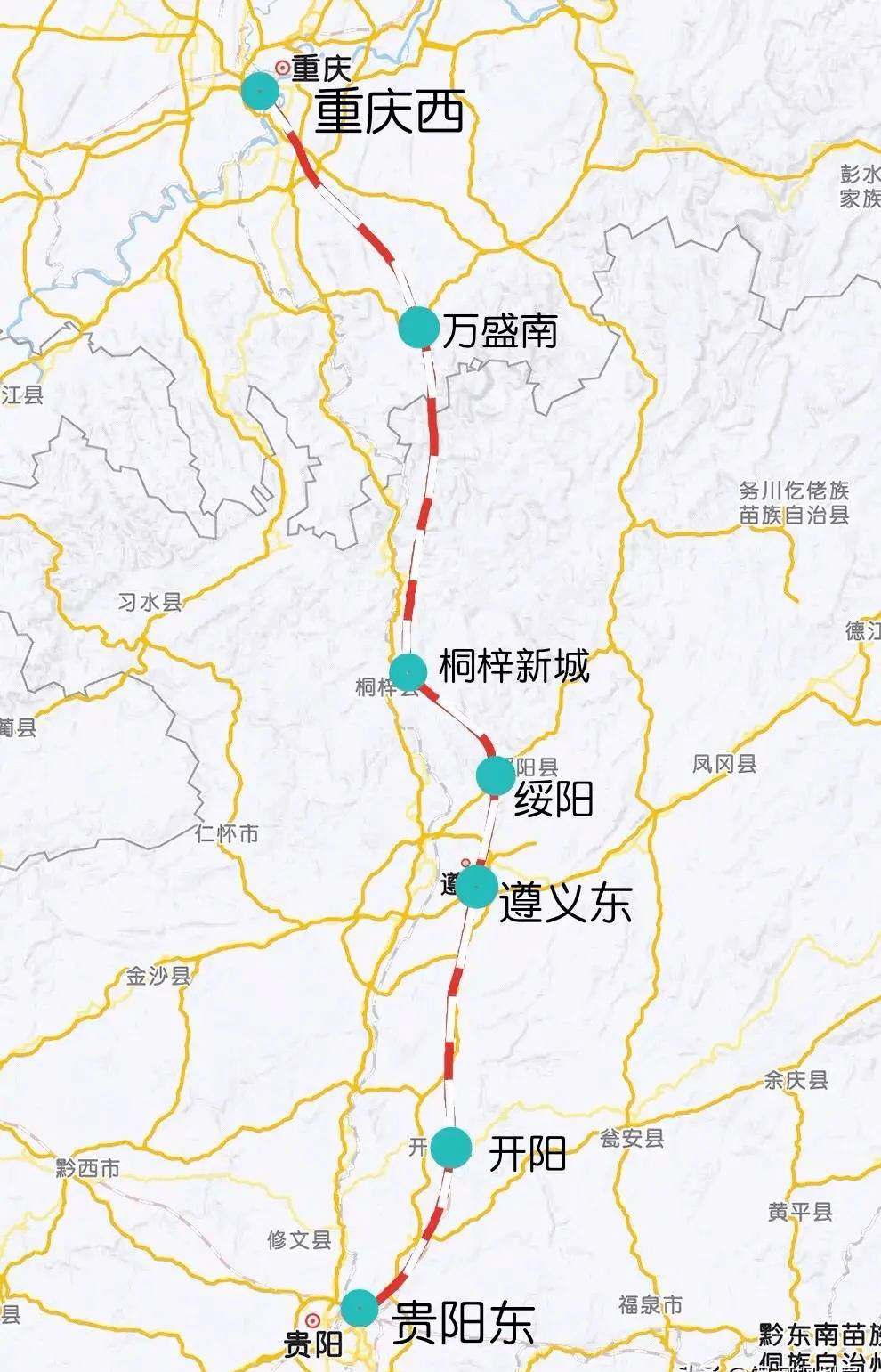 贵州高铁规划路线图图片