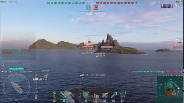 战舰世界德系z39驱逐舰上场全局最亮的仔秒杀战列舰