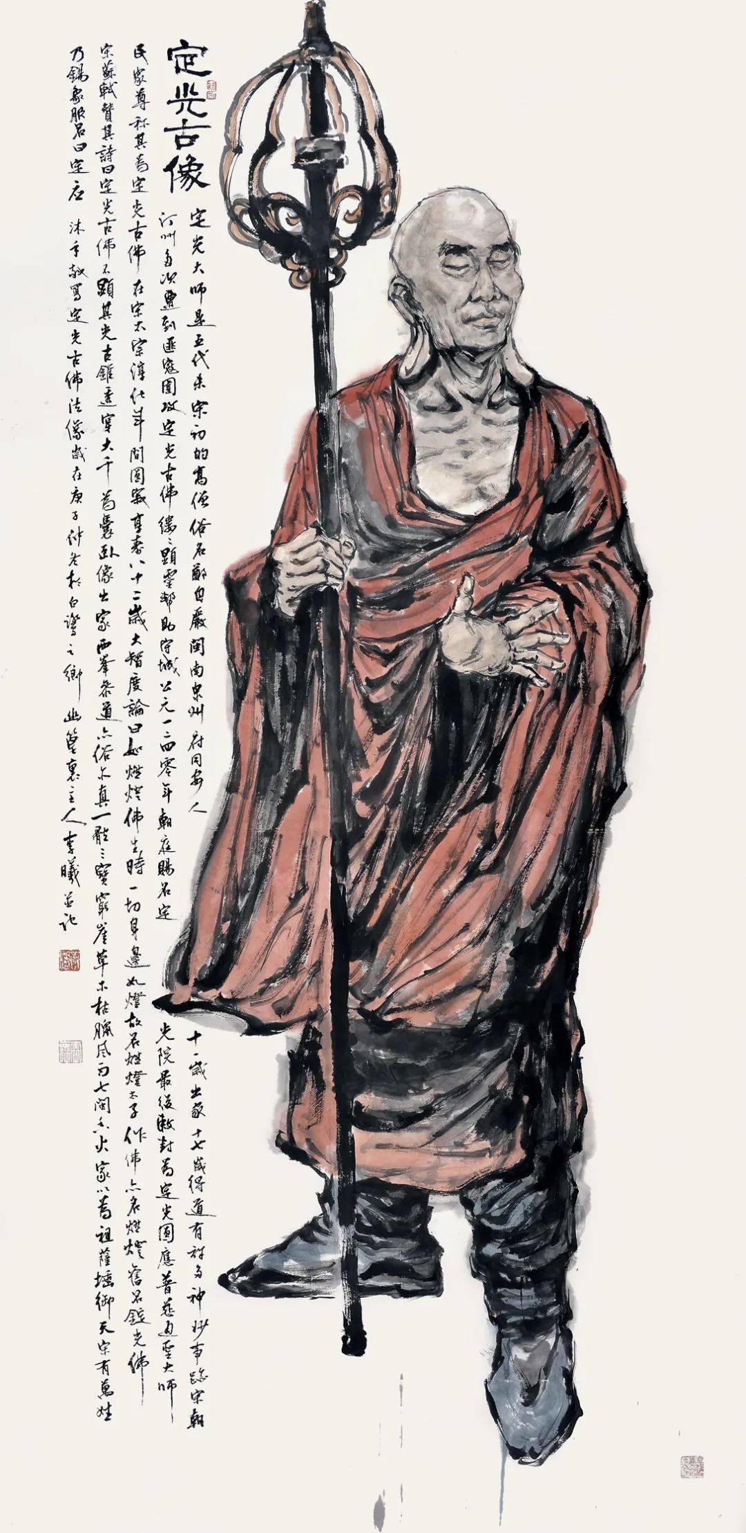 李曦《定光古像》96cm×200cm胡仲林1979年生于福建永定,福建省美术家
