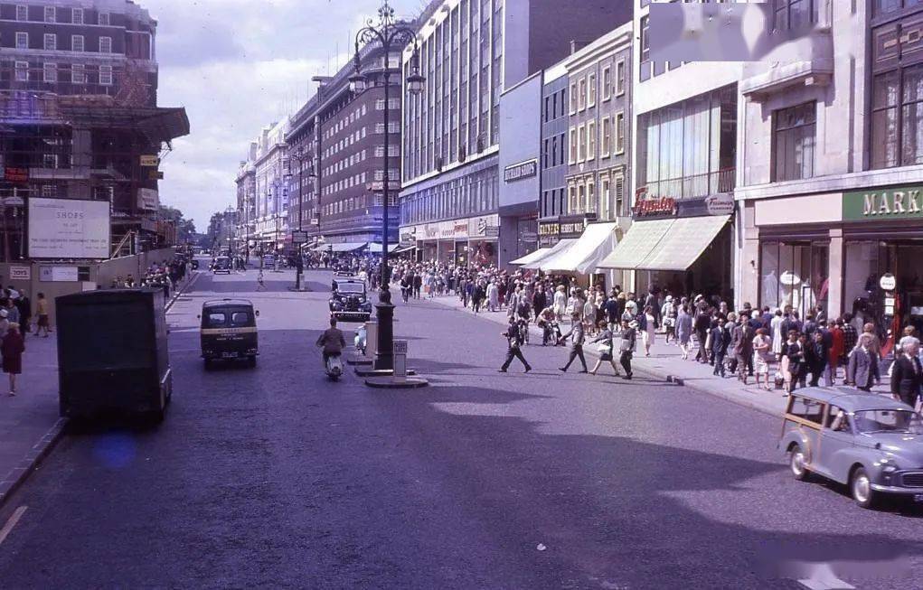 罕見彩色老照片,1962年的英國倫敦街景和著名建築