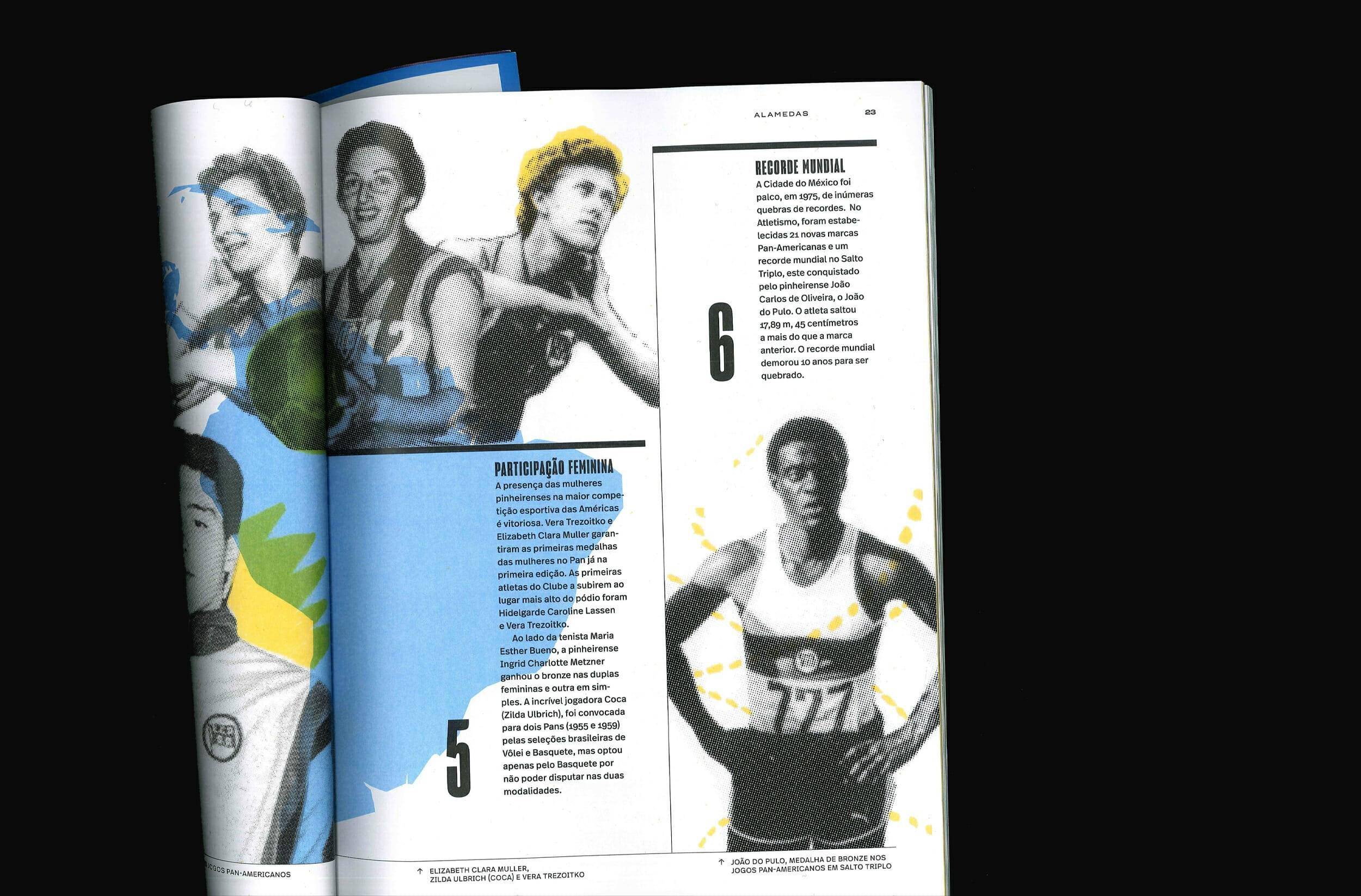 esporte clube pinheiros体育刊物版面设计
