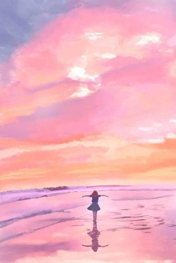 在人生最后一抹黄昏,看尽湖光山色,迟暮与晚霞后.