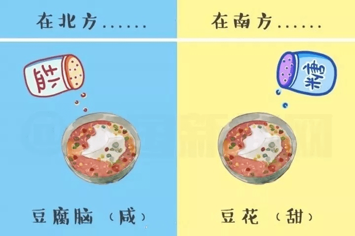 中国南北饮食差异图片