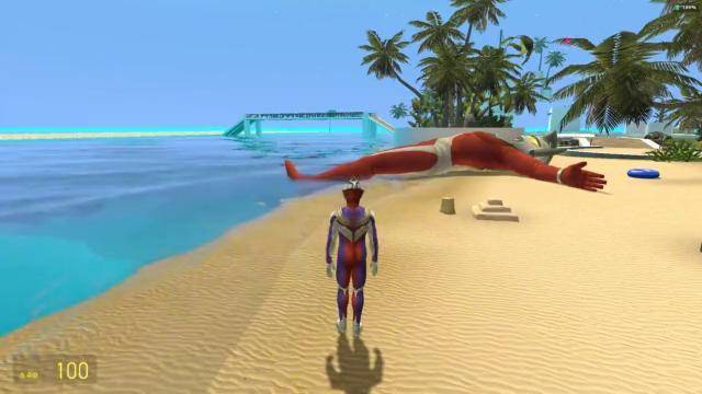 泰罗奥特曼在沙滩上度假为什么晕倒了呢