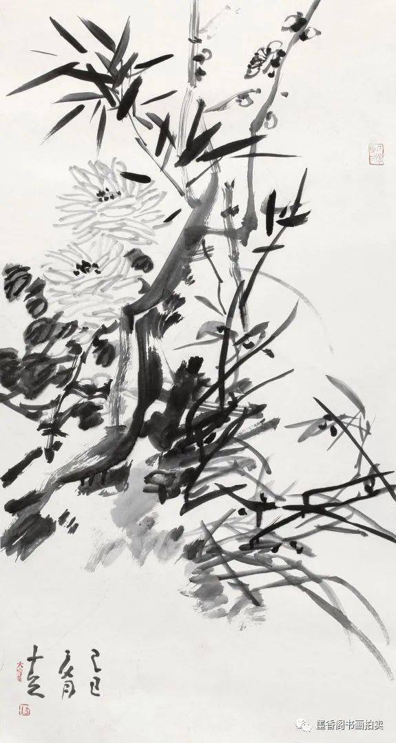 方土笔下的岭南大写意花鸟画