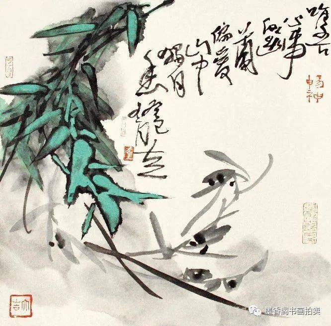 方土笔下的岭南大写意花鸟画