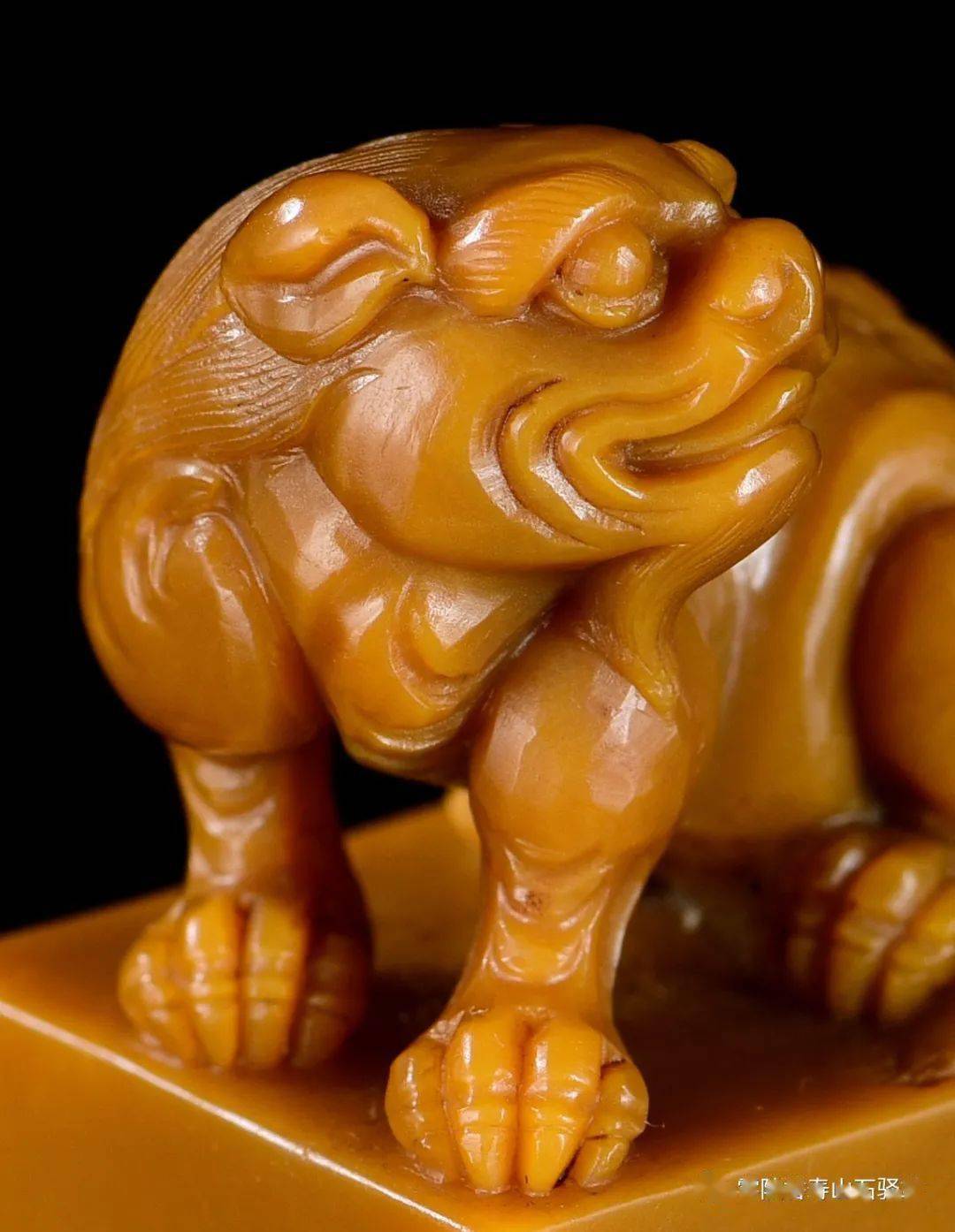 田黄大章在手的感觉