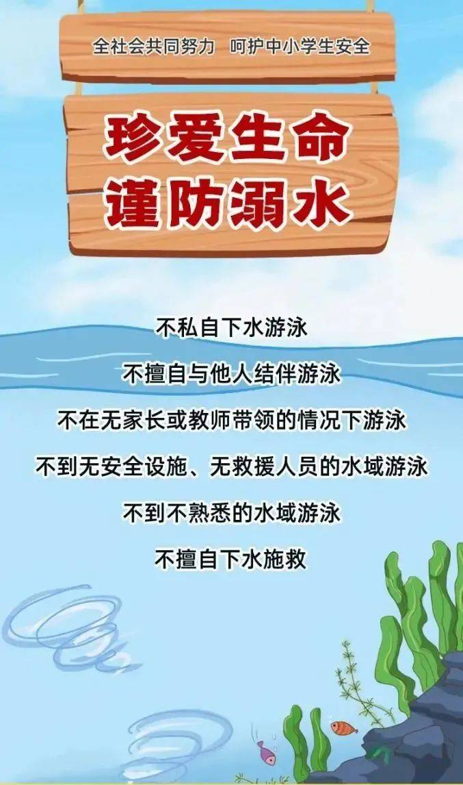 防溺水指南,安全再提醒!