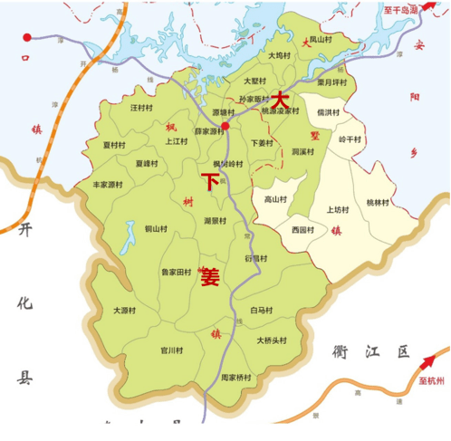 淳安县大墅镇地图图片