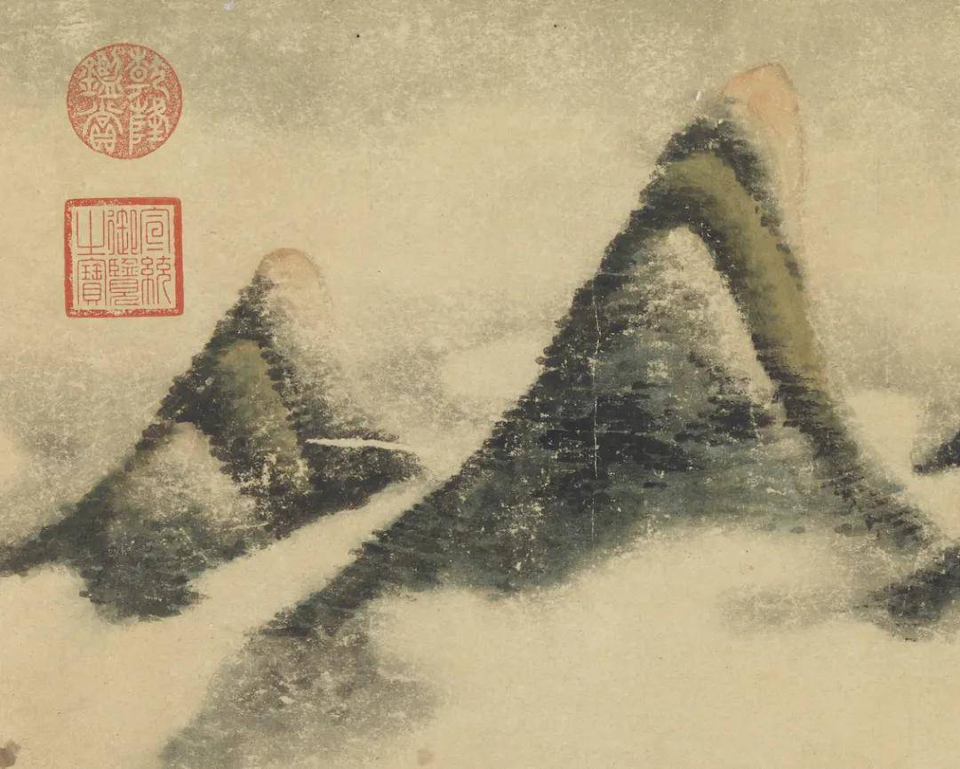 米芾春山瑞松图欣赏