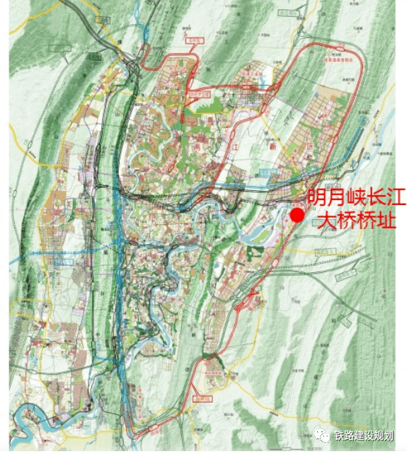 重慶鐵路樞紐東環線明月峽長江大橋順利合龍為國內首座雙層四線鐵路橋