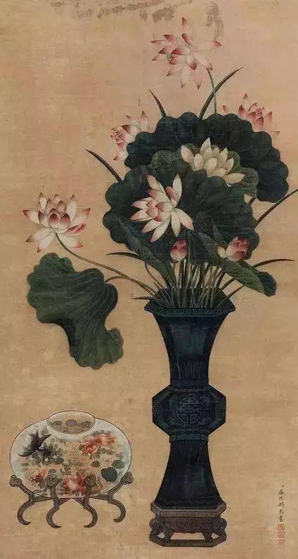 寿山福海图 立轴 设色绢本