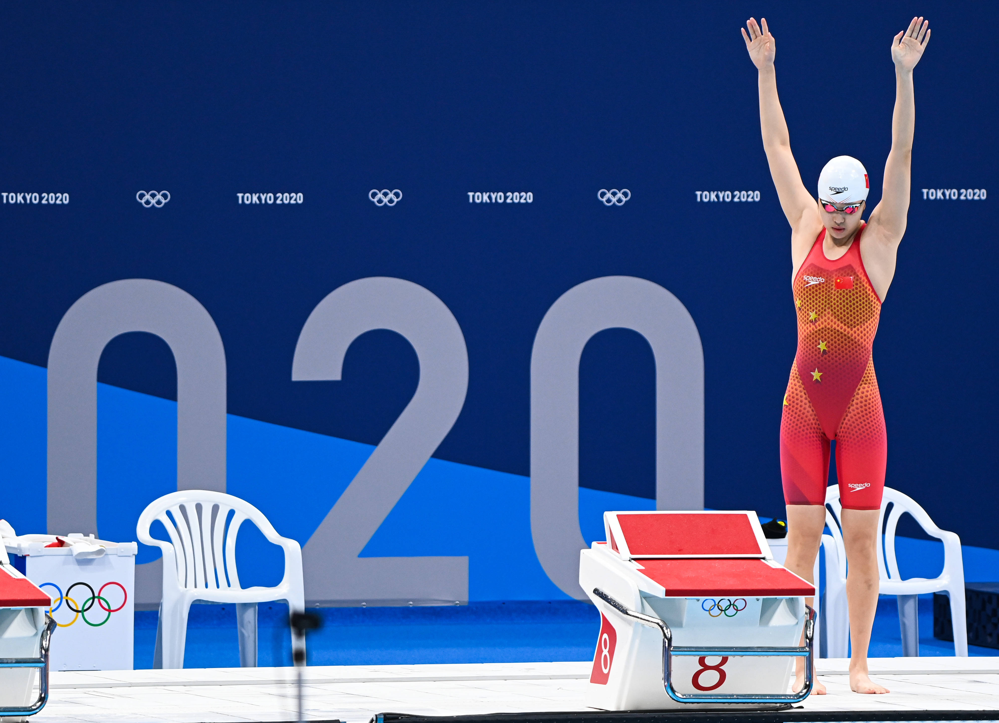 新华社照片,东京,2021年8月1日8月1日,中国选手吴卿风在比赛前.