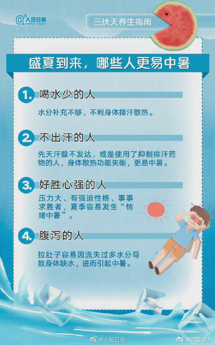 必备|如何避免高温中暑？给你一份防暑指南