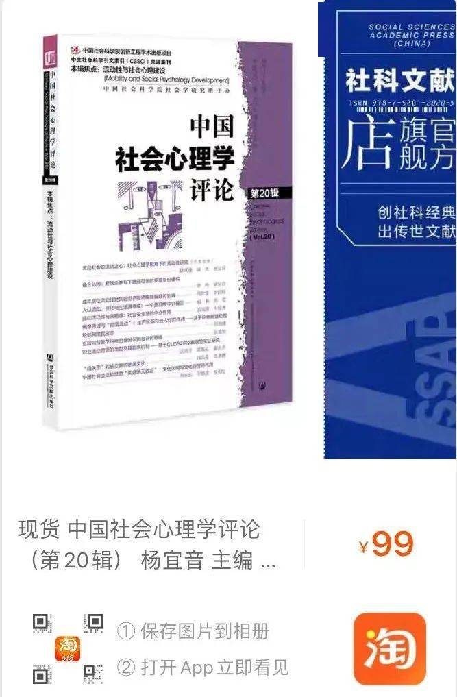 集刊|《中国社会心理学评论》（第20辑）_研究