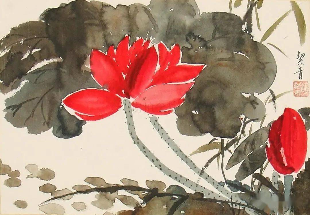 老舍夫人胡洁青画风清新绚丽笔墨和谐富有新意