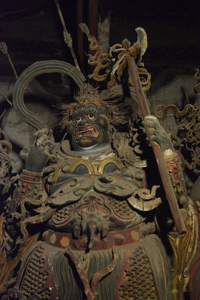 寻古迹的莲莲明代彩塑诸神高平铁佛寺静静看