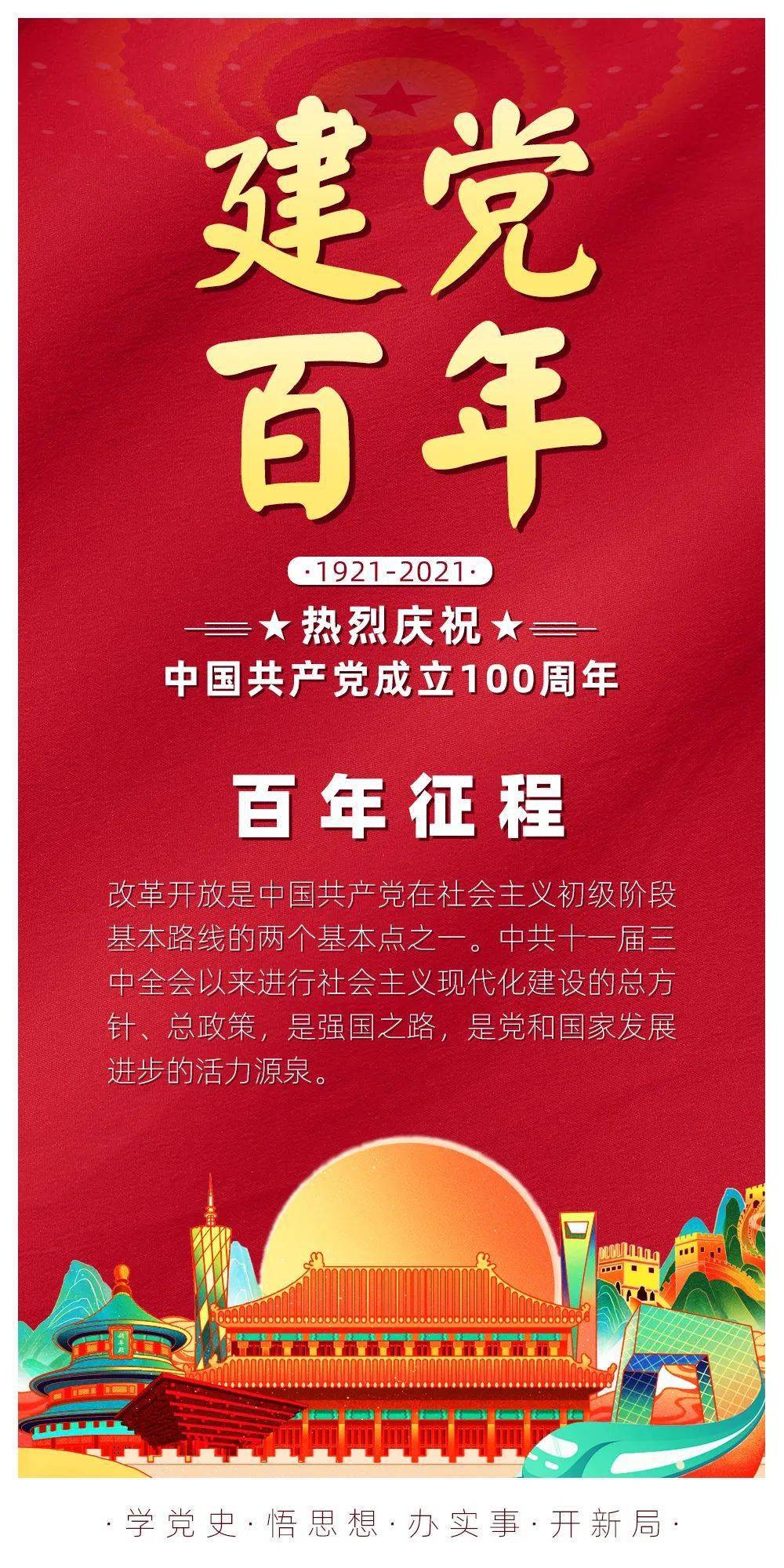 海报tang丨百画迎百年(八)