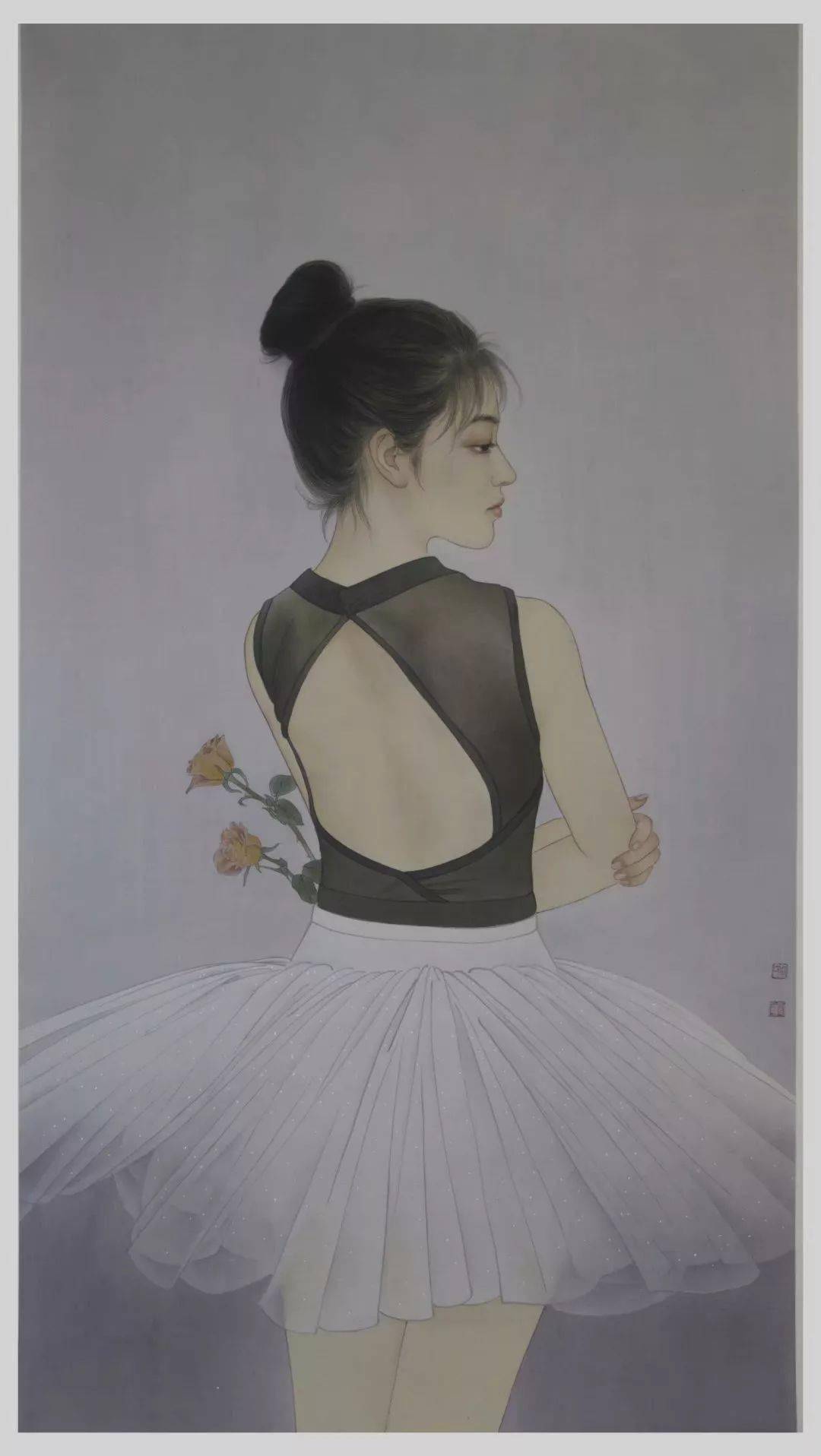 欣赏 | 周雪宁工笔现代人物画23图 时尚生动