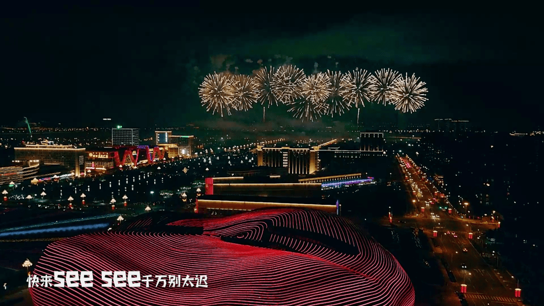 雍布拉康夜景图片