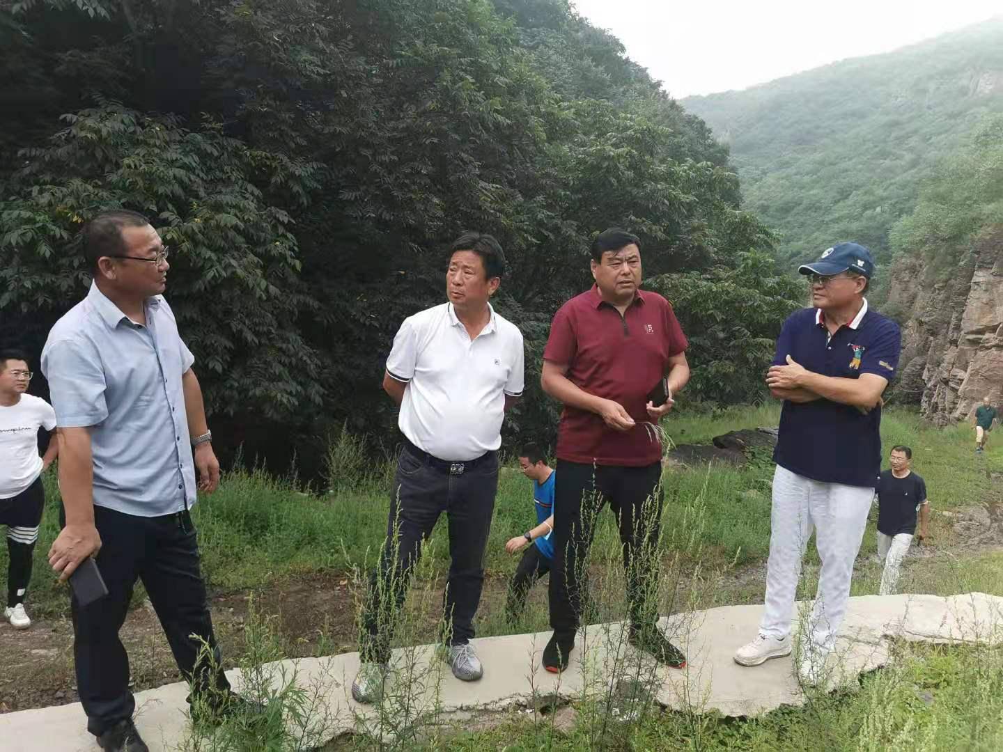 2021年8月8日,北京市企业发展促进会会长黄福水,副会长李新志,刘增会