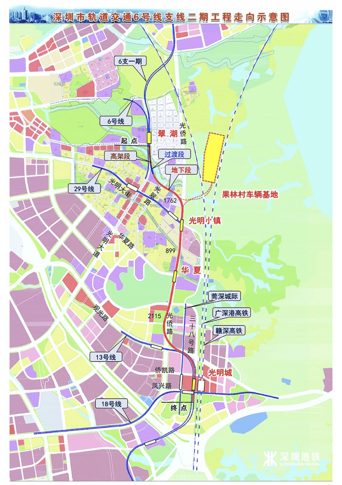 乾貨深圳地鐵5期線路曝光10條地鐵線哪條經過你家