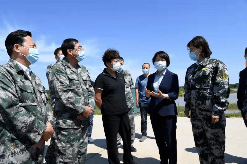 11日,市委副书记,市长丛丽到建三江农科区,同江市检查指导防汛,项目