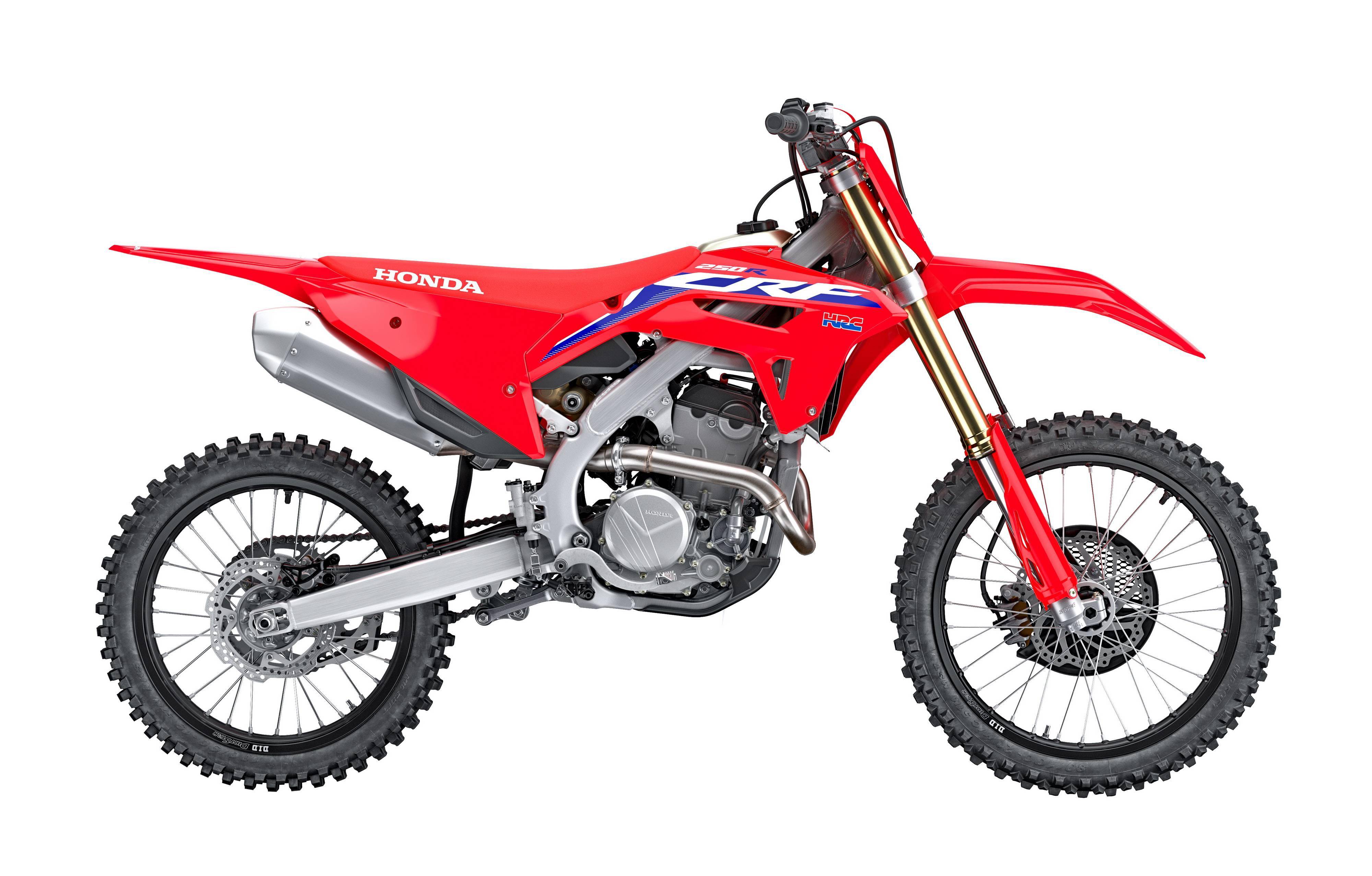 honda 新一代越野赛车 2022 crf250r:车体