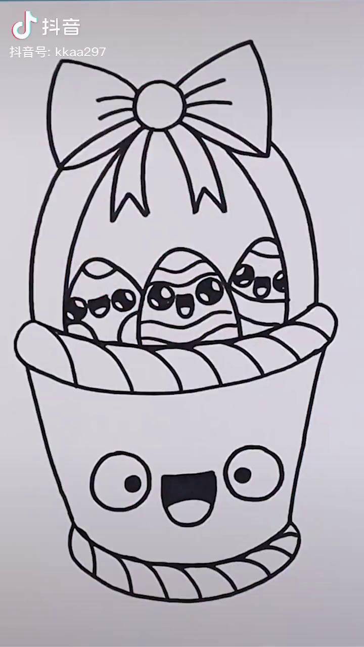 简笔画减压放松画画手绘儿童画简笔画