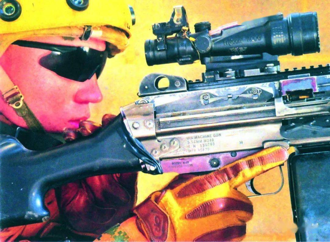 今天改装不狠明天地位不稳老枪新装再登场米尼米mk3轻机枪