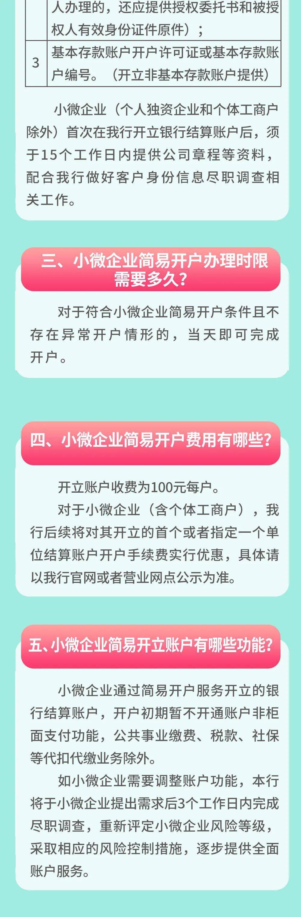 小微企業開戶寶典,賬戶開立一手掌握!