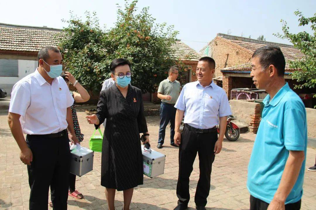 市纪委常务副书记,监委副主任李淑清给新城区保合少镇保合少村包联