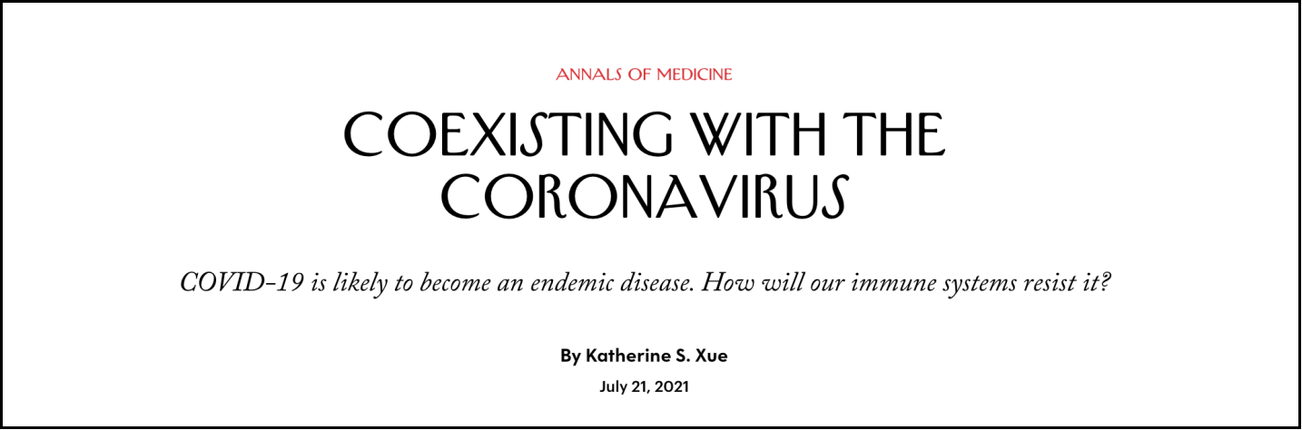 美国|戴雨潇：翻译翻译什么是“与病毒共存”