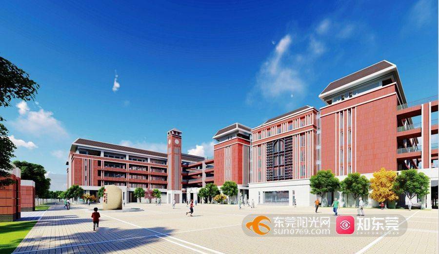 黄江新高级中学效果图此外,黄江还筹划新建黄江新中心小学,高级中学