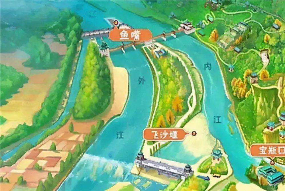 鱼嘴分水堤"金鸭浮舟"也只是一个美好的传说,如今真相浮出水面也是让