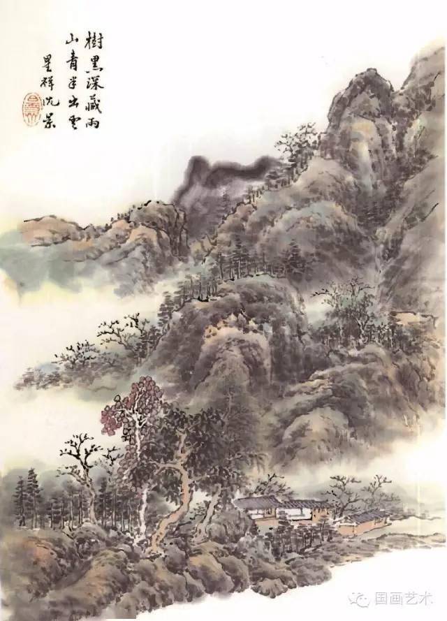 吴蓬临芥子园画谱之增广名家画谱