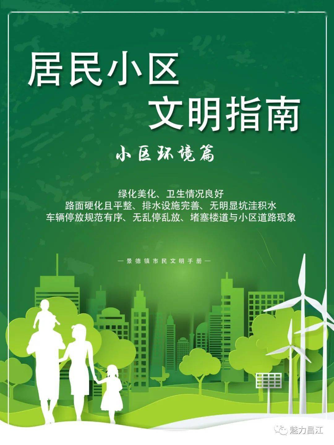 海报丨居民小区文明指南来了看看要怎么做