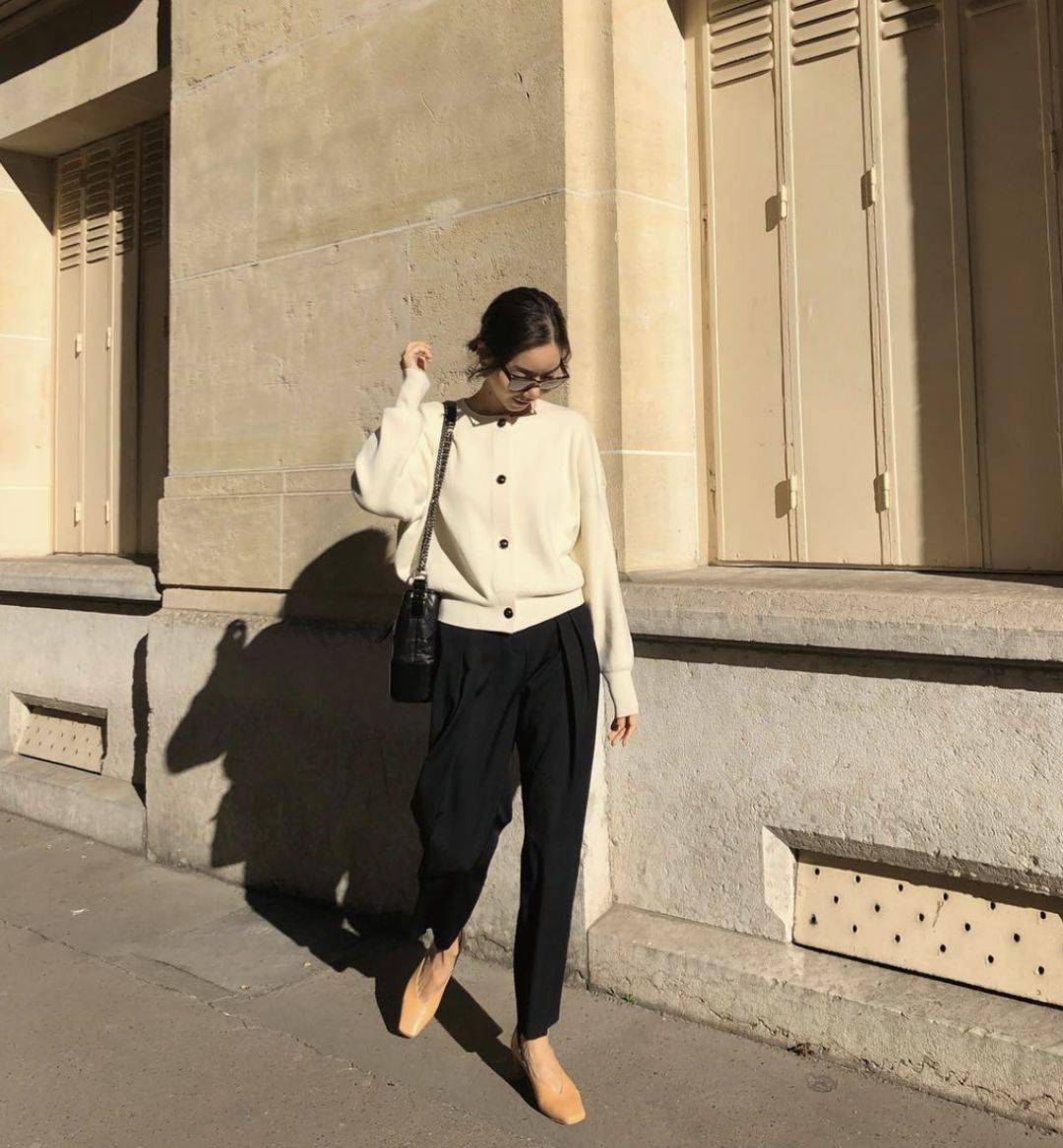 蓝色|初秋换季穿“ 奶奶衫 ”呀，太好穿了！