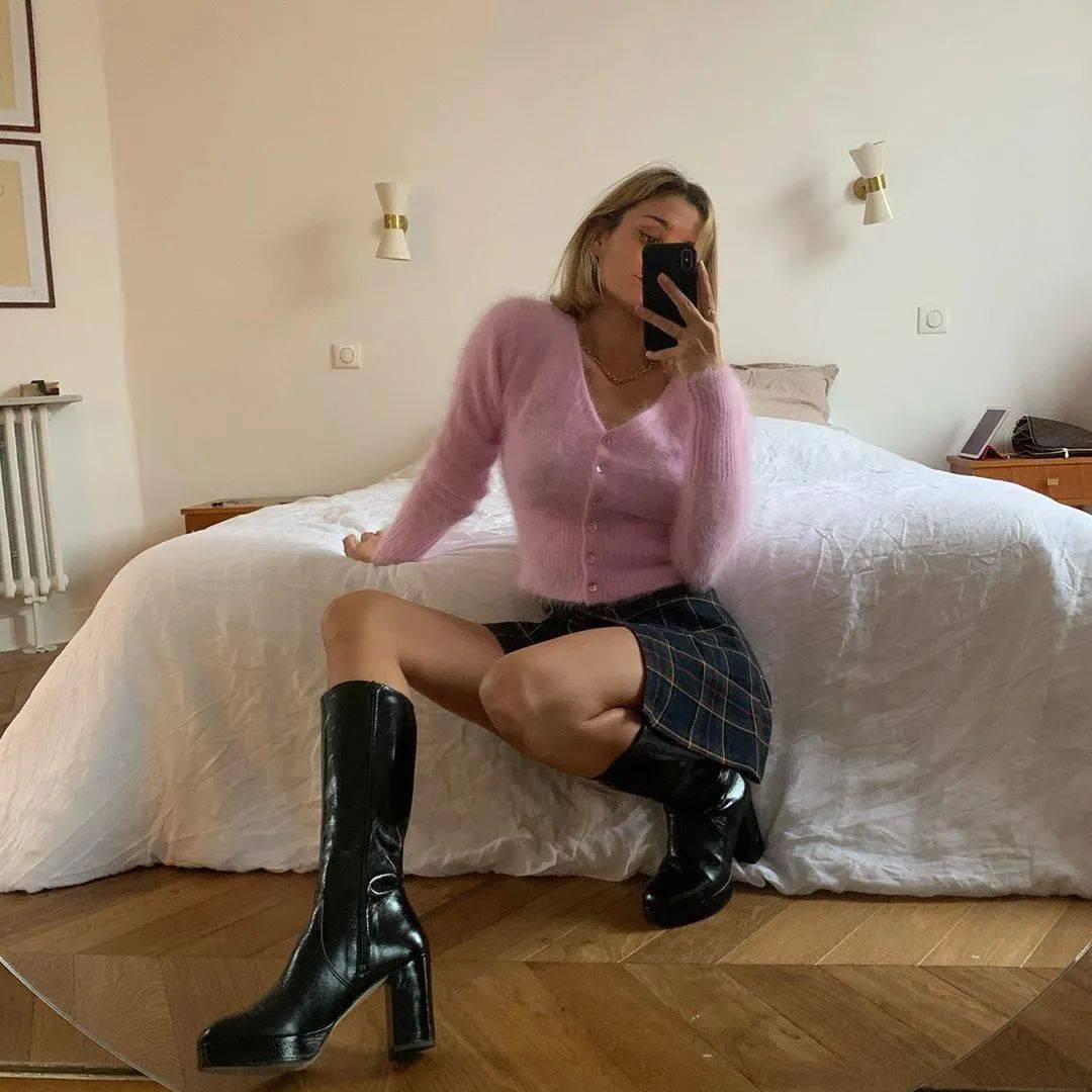 蓝色|初秋换季穿“ 奶奶衫 ”呀，太好穿了！