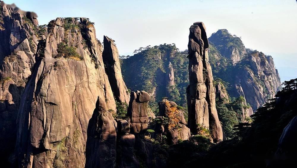 惟妙惟肖鬼斧神工的三清山