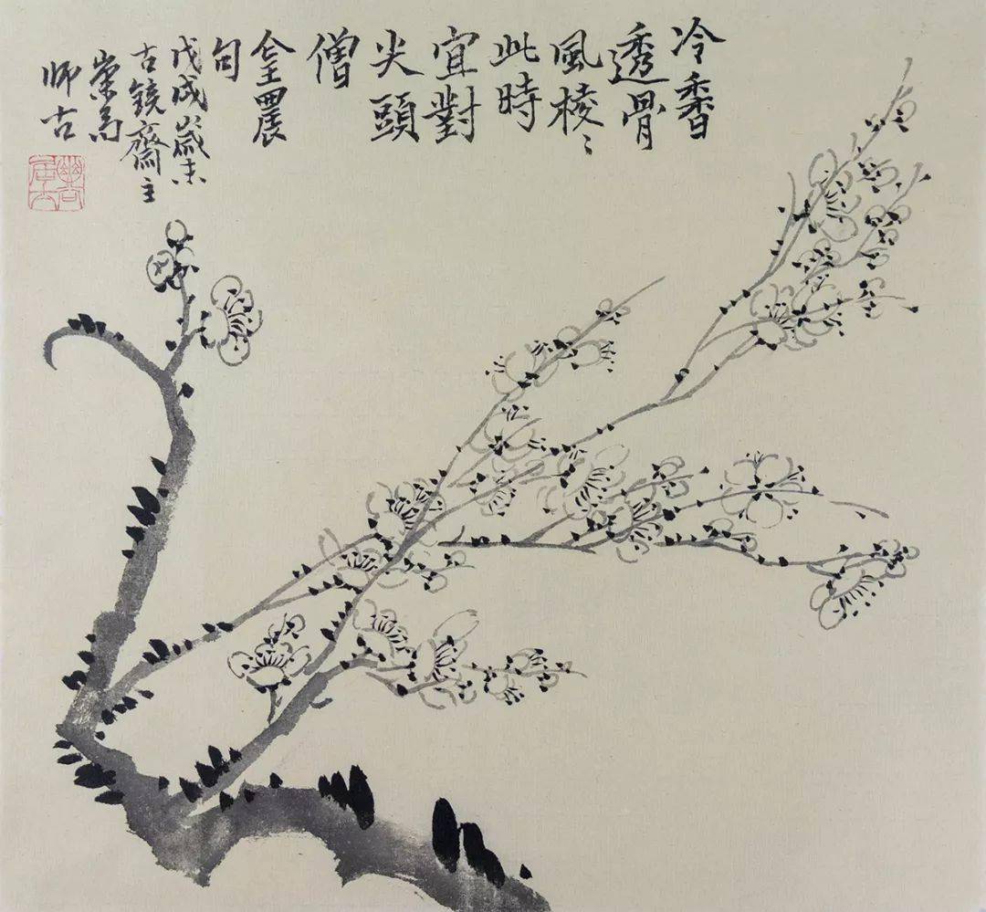 国画梅兰竹菊100幅欣赏!_梅花 国画梅兰竹菊100幅欣赏!_梅花