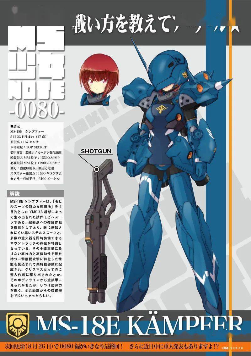 公众|机设：MIKA AKITAKA'S MS少女NOTE 第75回 MS-18E 京宝樊 设计篇