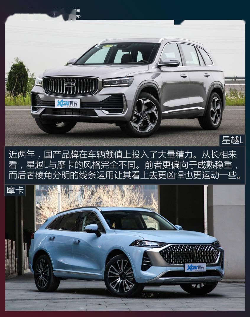 谁才是国内顶流suv星越l对比摩卡